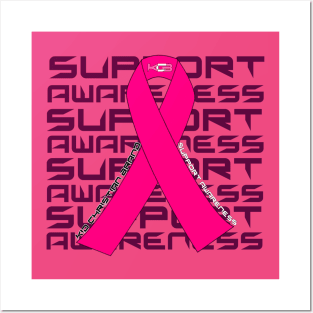 KC BRAND Breast Cancer Awareness 2 Posters and Art